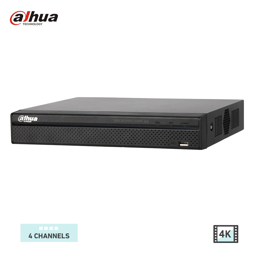 Dahua DHI-NVR4104HS-4P-4KS2/L 4 Channel Compact 4PoE 4K&H.265 Lite Network Video Recorder