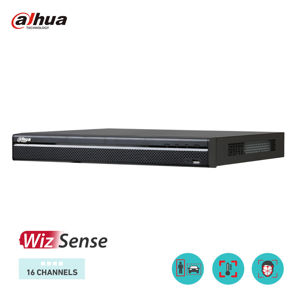Dahua DHI-NVR4216-16P-AI/ANZ 16 Channels 1U 16PoE 2HDDs WizSense NVR
