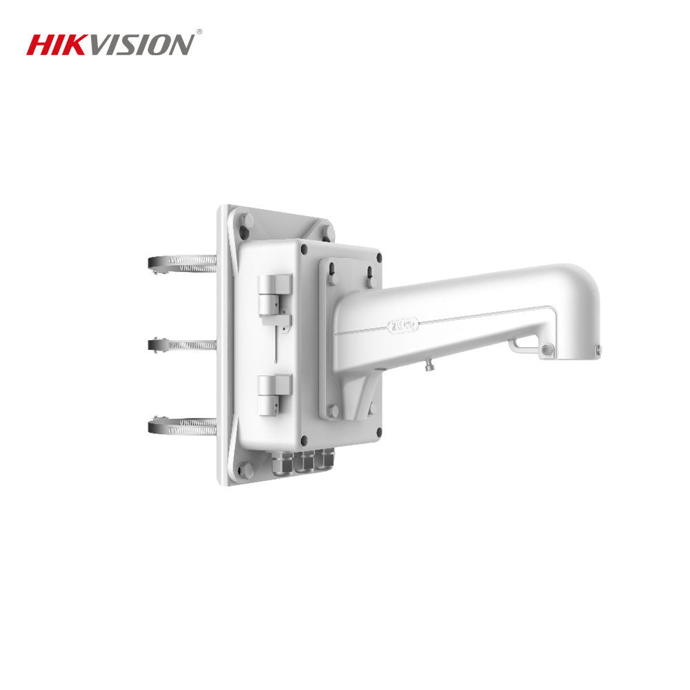 Hikvision DS-1602ZJ-Box-Pole Vertical Pole Mount Bracket with Junction Box