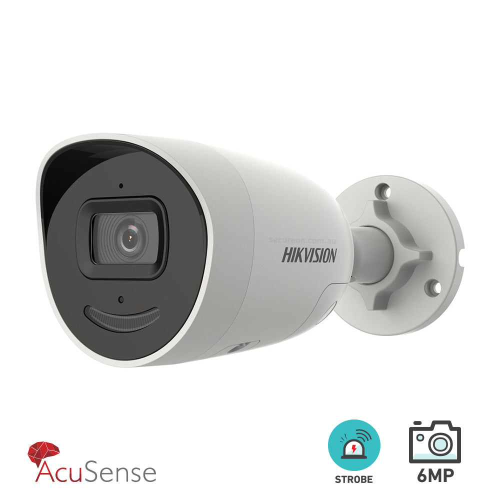 Hikvision DS-2CD2066G2-IU/SL 6MP Outdoor AcuSense Gen 2 Mini Bullet Camera