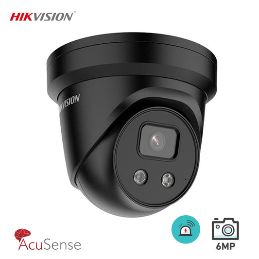 Hikvision 6MP Turret Live Guard AcuSense with Strobe Network IP Camera DS-2CD2366G2-ISU/SL