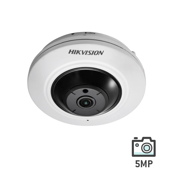 Hikvision DS-2CD2955FWD-I 5MP 180 degree IR Network Fisheye Camera
