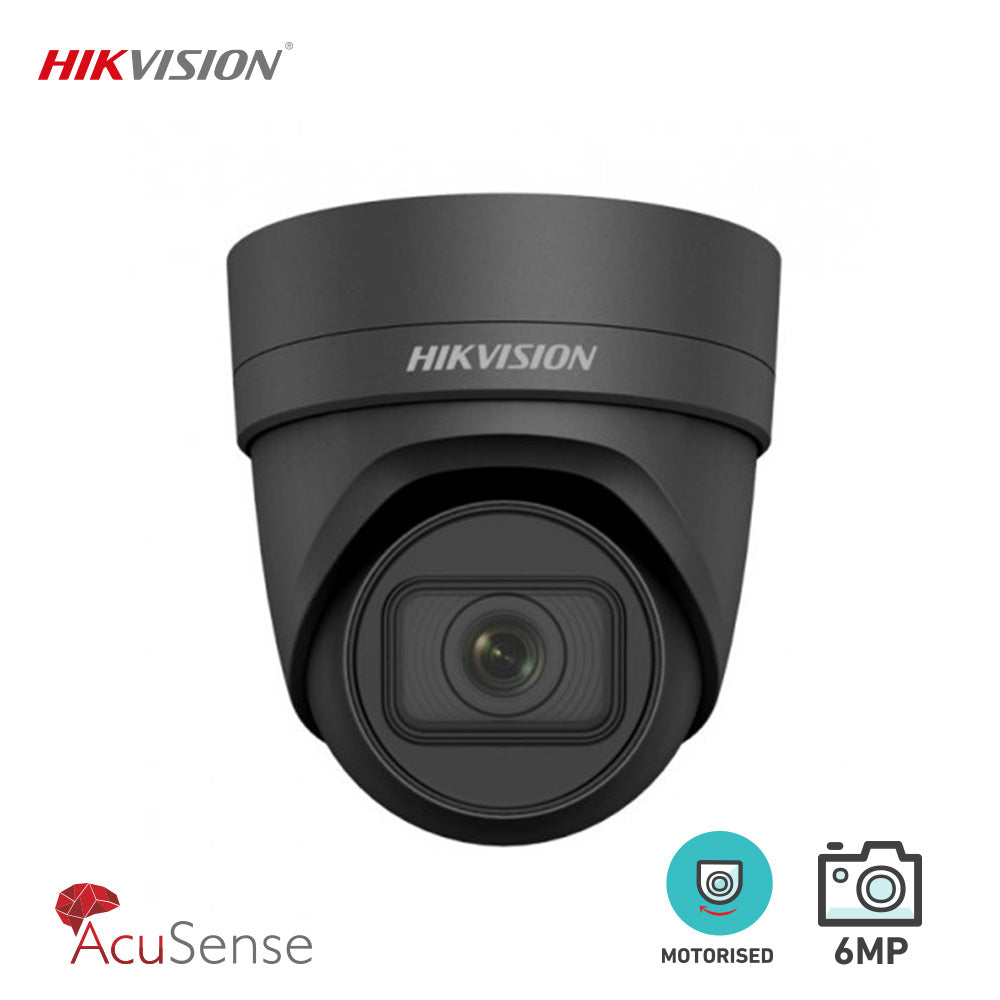 Hikvision DS-2CD2H66G2T-IZS 6MP Outdoor Motorised VF Turret Acusense Surveillance Camera