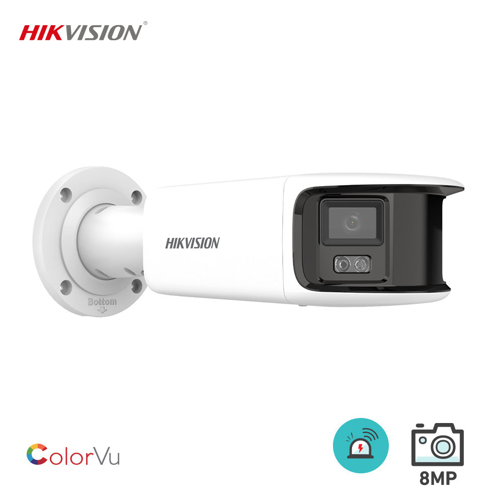 Hikvision DS-2CD2T87G2P-LSU/SL 8MP ColorVu Panoramic Fixed Bullet Dual Network Camera