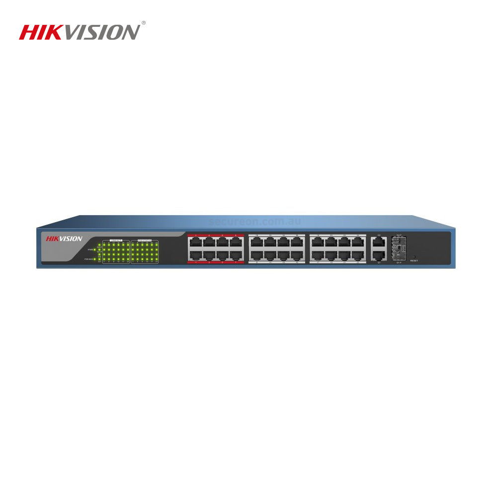 Hikvision DS-3E1326P-E 24 Port Fast Ethernet Smart POE Switch