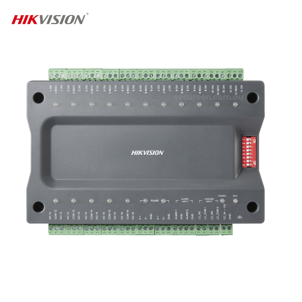 Hikvision DS-K2M0016A Elevator Sub-Controller 2 RS- 485 2 alarm 16 relay 1 buzzer DC12V