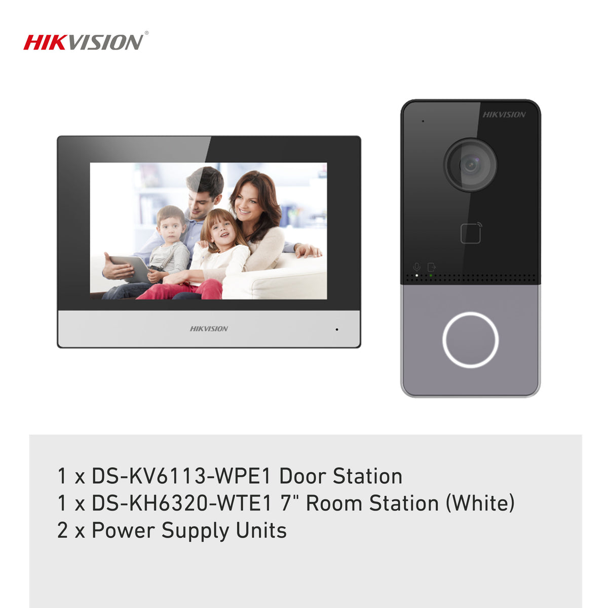 Hikvision DS-KIS603-P Intercom Gen 2 HD-IP Intercom Kit