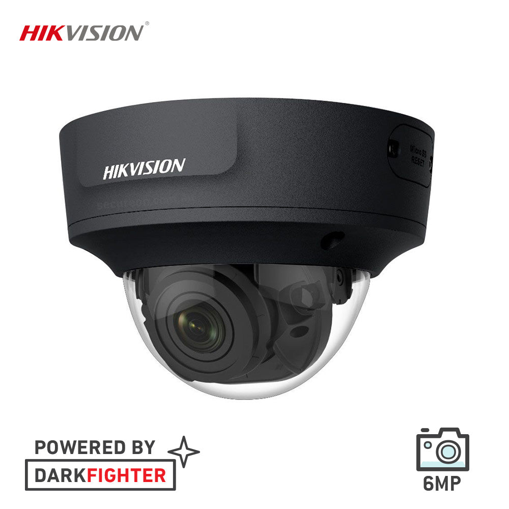 Hikvision DS-2CD2765G1-IZS 6MP Outdoor Motorised Varifocal Dome Network Camera 30m IR 2.8-12mm
