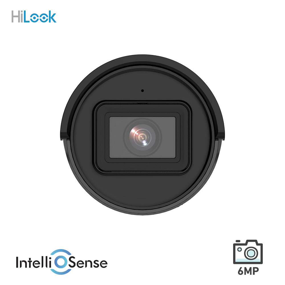 HiLook IPC-B261H-MU 6MP IntelliSense with Built-In Mic Turret IP Camera