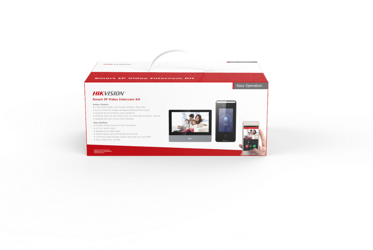 Hikvision DS-KIS901-P Facial Recognition Intercom Kit