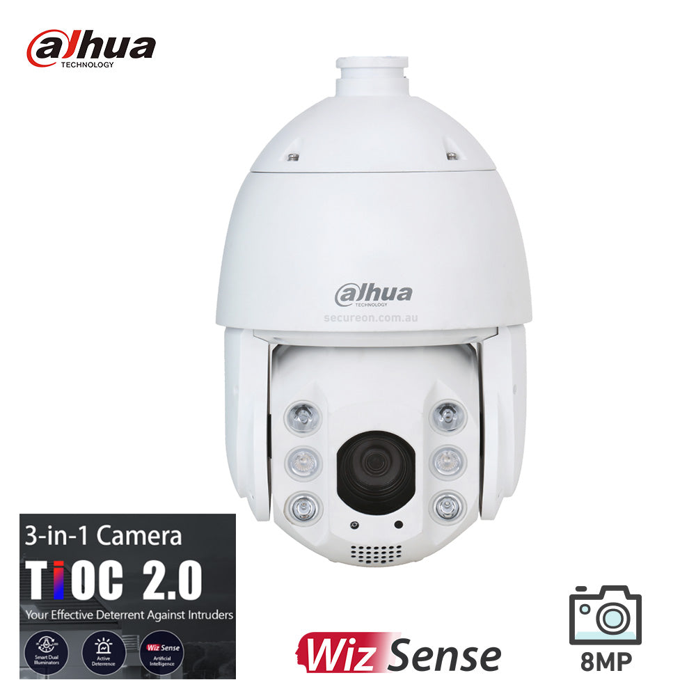 Dahua DH-SD6C3425XB-HNR-A-PV1 4MP 25x Starlight IR WizSense TiOC 2.0 Network PTZ Camera