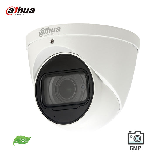 Dahua 6MP ePoE WDR 50m IR Eyeball Network Camera DH-IPC-HDW5631RP-ZE-27135